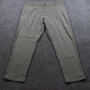 Lululemon ABC Pants Men's 40x32 Olive Green Slim 5 Pocket Warpstreme